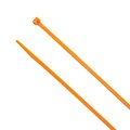 South Main Hardware 11-in  75-lb, Fluorescent Orange, 100 Standard Nylon Tie 220169